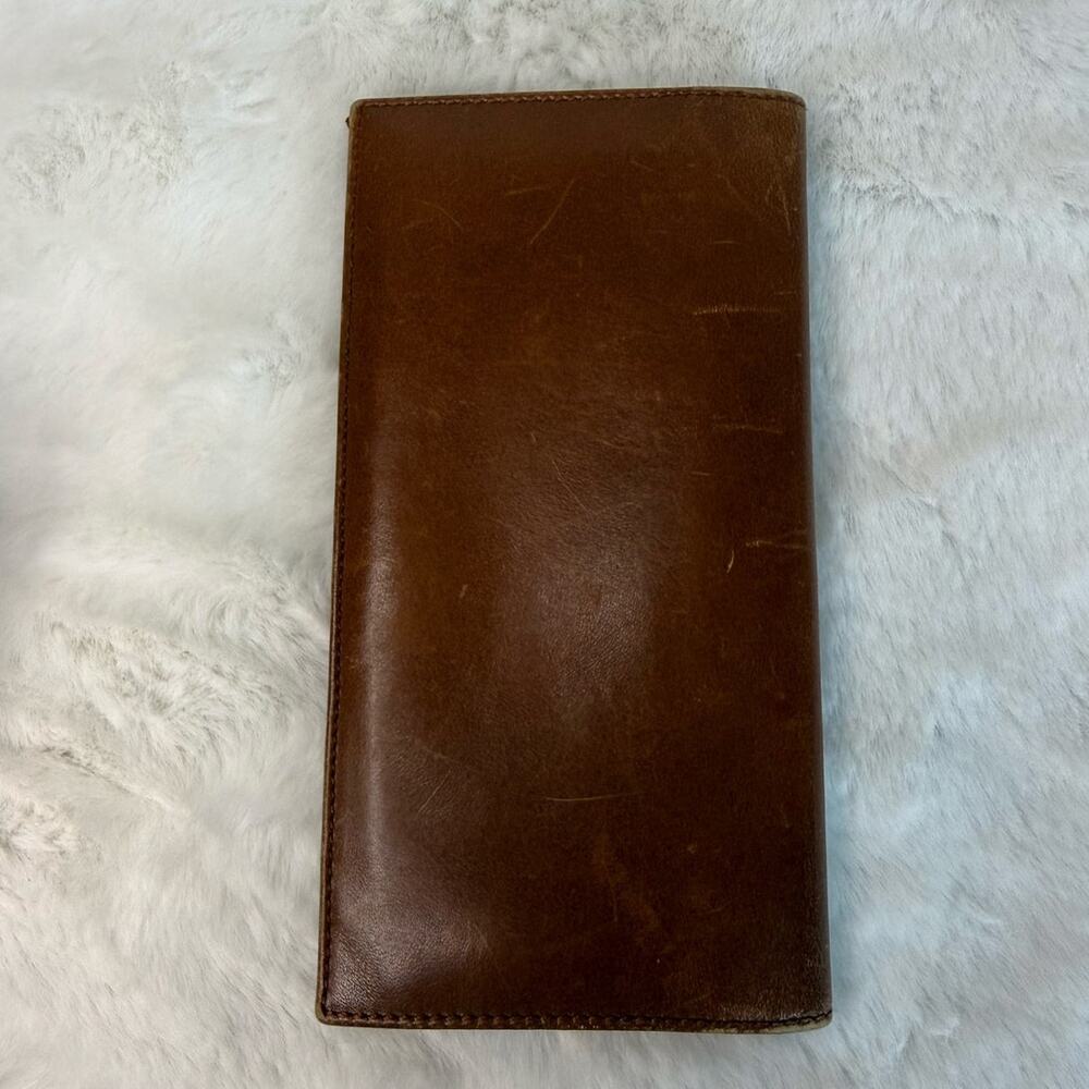 Vintage Coach Made in Spain Wallet Card Holder Checkbook - Picture 2 of 6